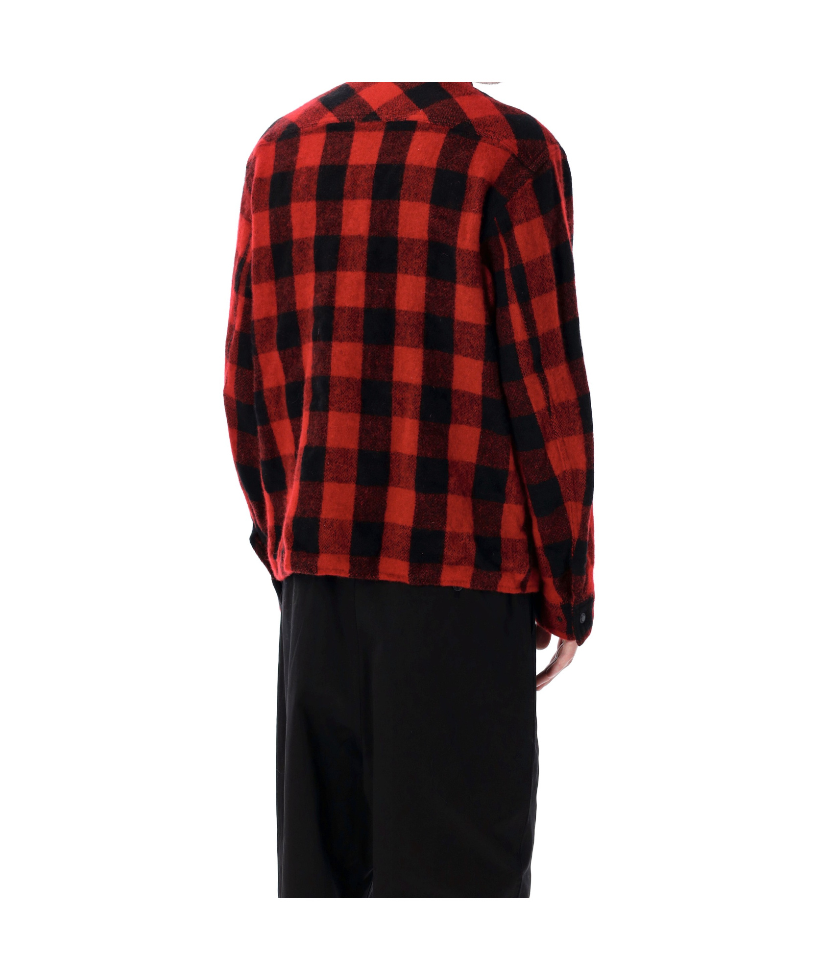 Junya Watanabe Long Sleeve Shirt Jacket With Flap Pockets In Multi
