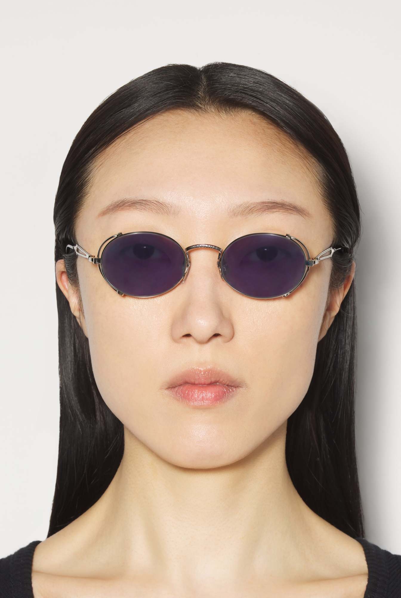 Jean Paul Gaultier The Silver 55-3175 Round-frame Sunglasses In Gray