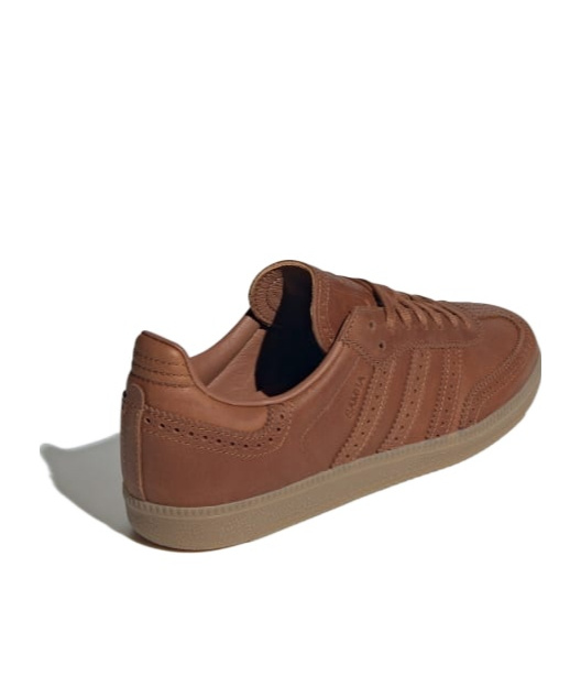 Shop Adidas Originals Samba 'brogue Pack' Sneakers In Brown