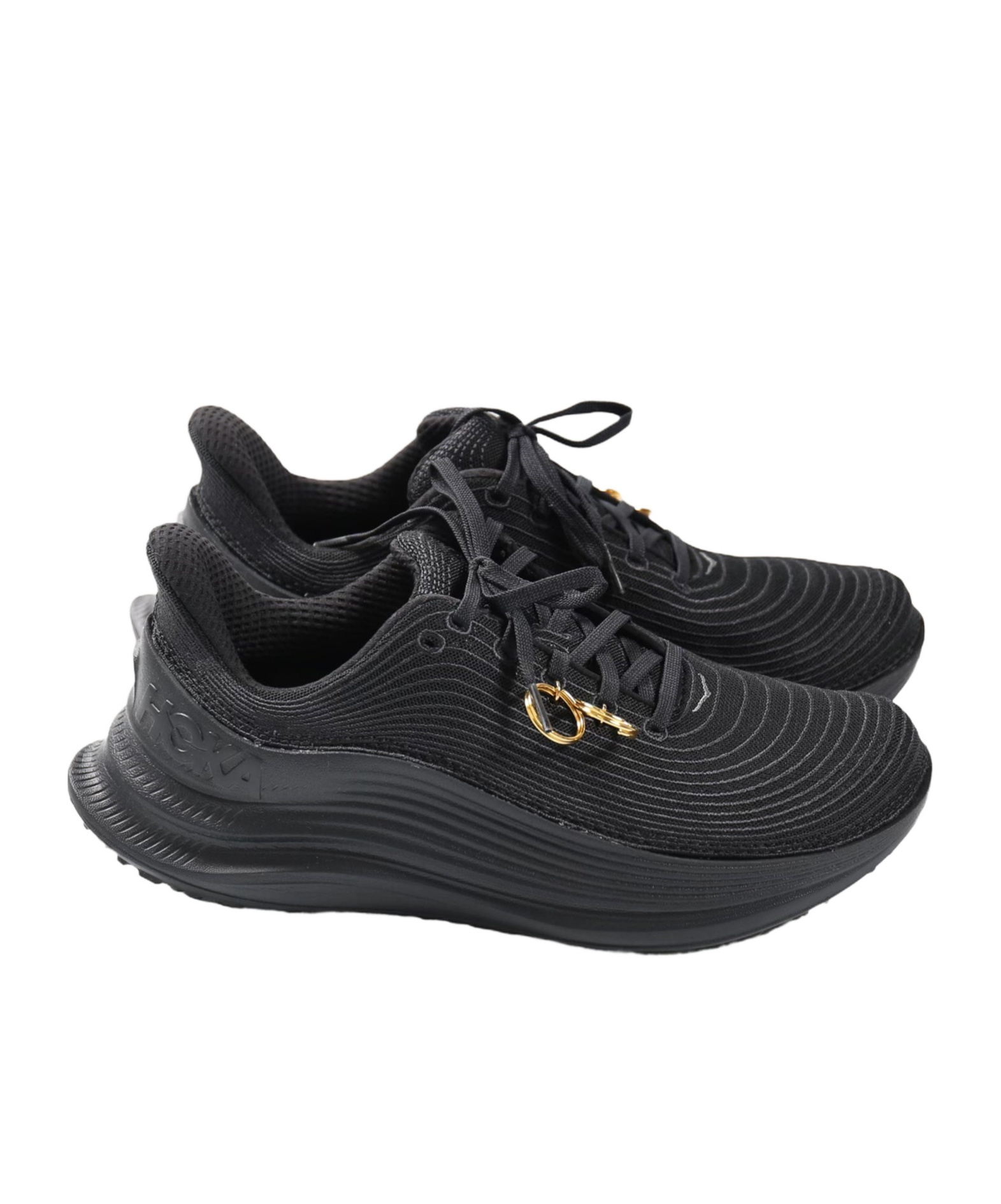 Comme Des Garcons Black X Hoka Tc1.0 Lace-up Sneakers In Black