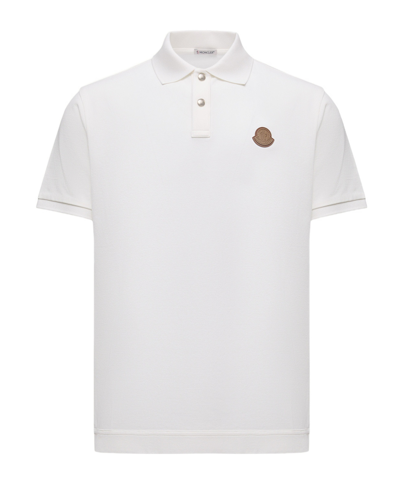 Moncler Ss Polo In White