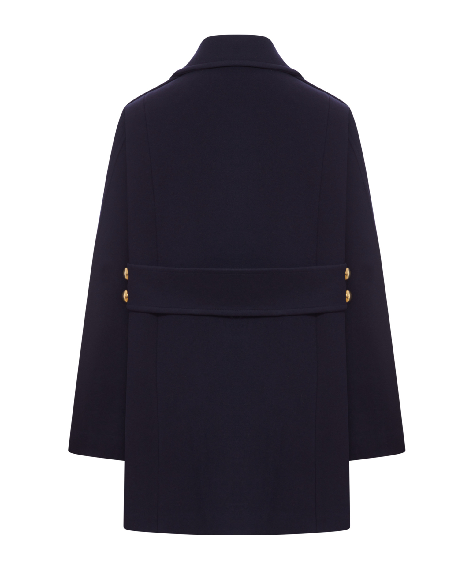 The Seafarer Vitamin Double-breasted Coat In Blue