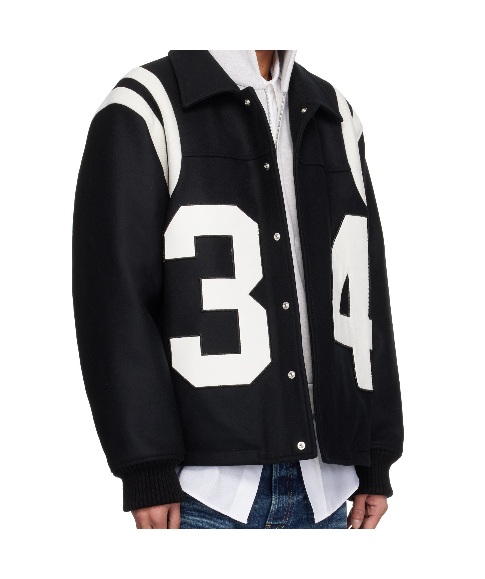 Ambush Baseball Jacket In Black