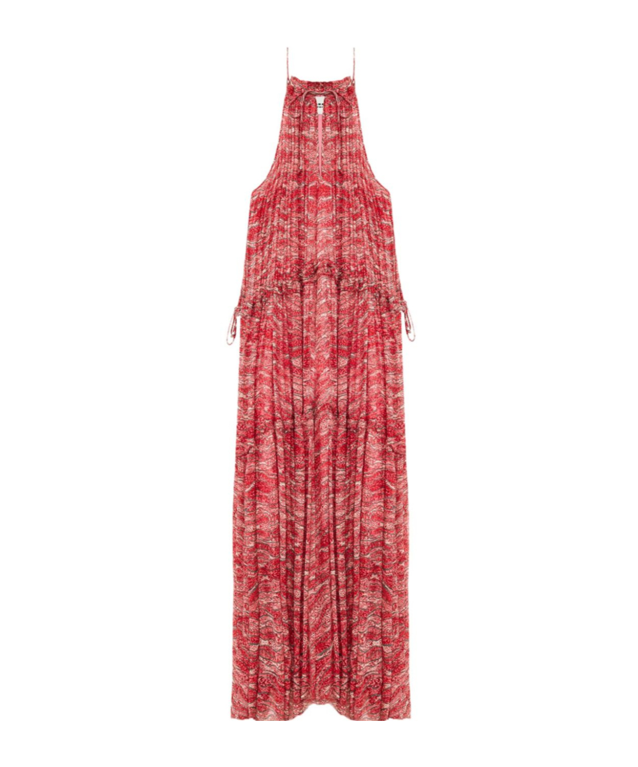 Isabel Marant Étoile Isabel Marant Etoile Fuchsia Printed Alita Straps Dress In Red