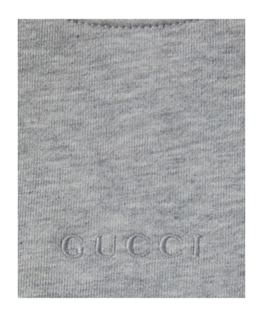 Gucci Cotton Jersey Sweatshirt With Embroidery In Gray
