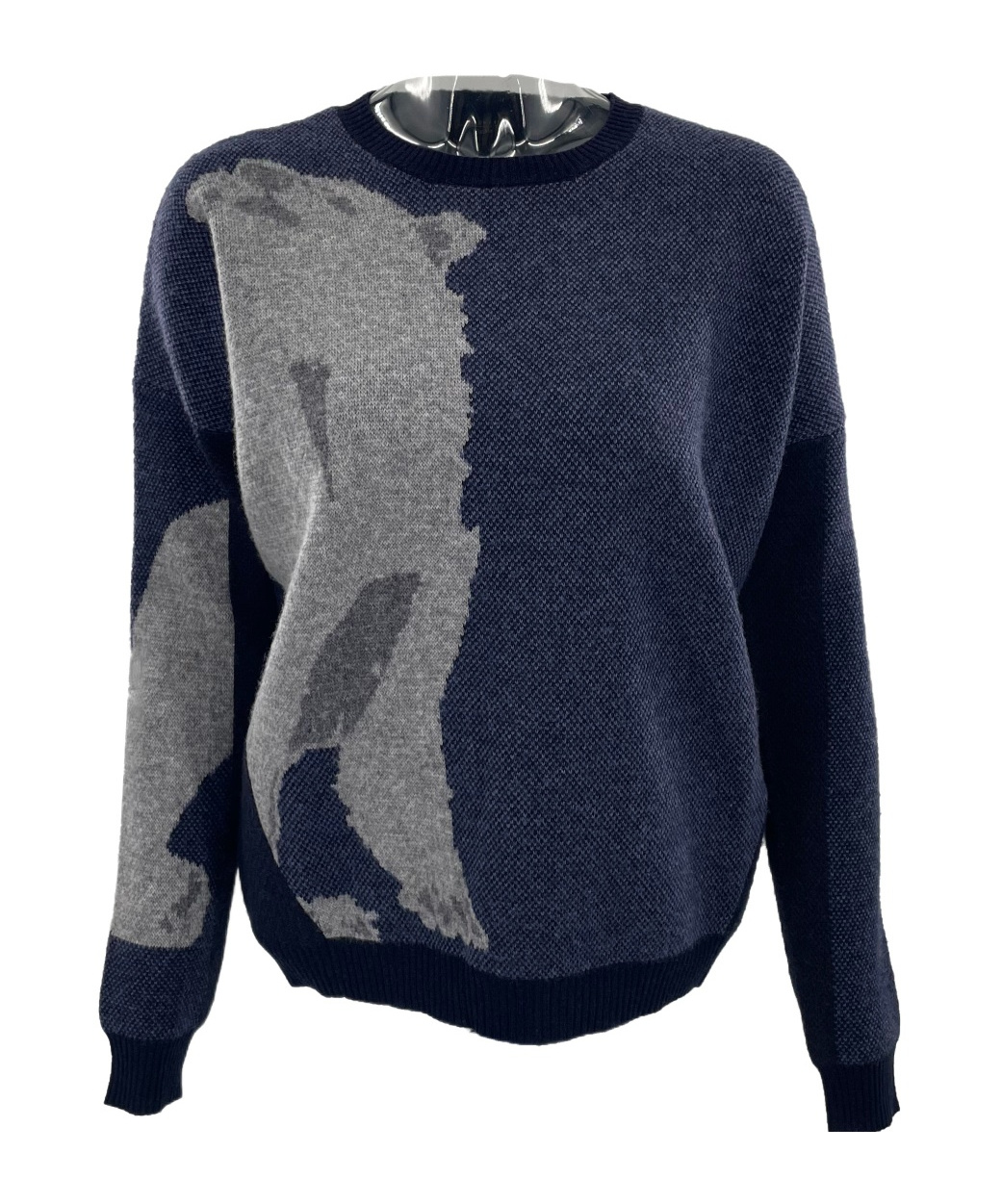 Weekend Max Mara Long-sleeved Sweater In Black