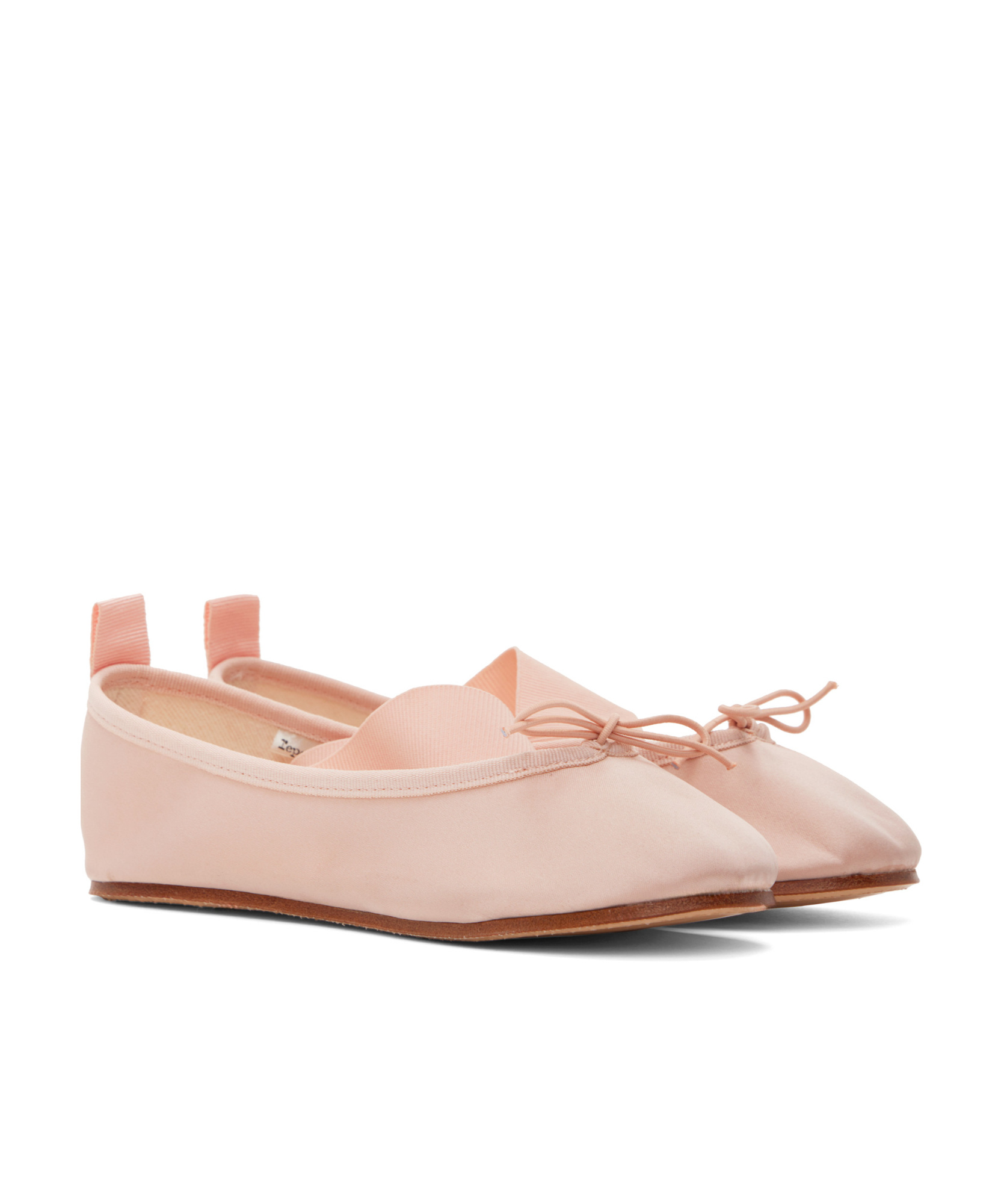 Repetto Gianna Leather Ballerina Shoes In Nude