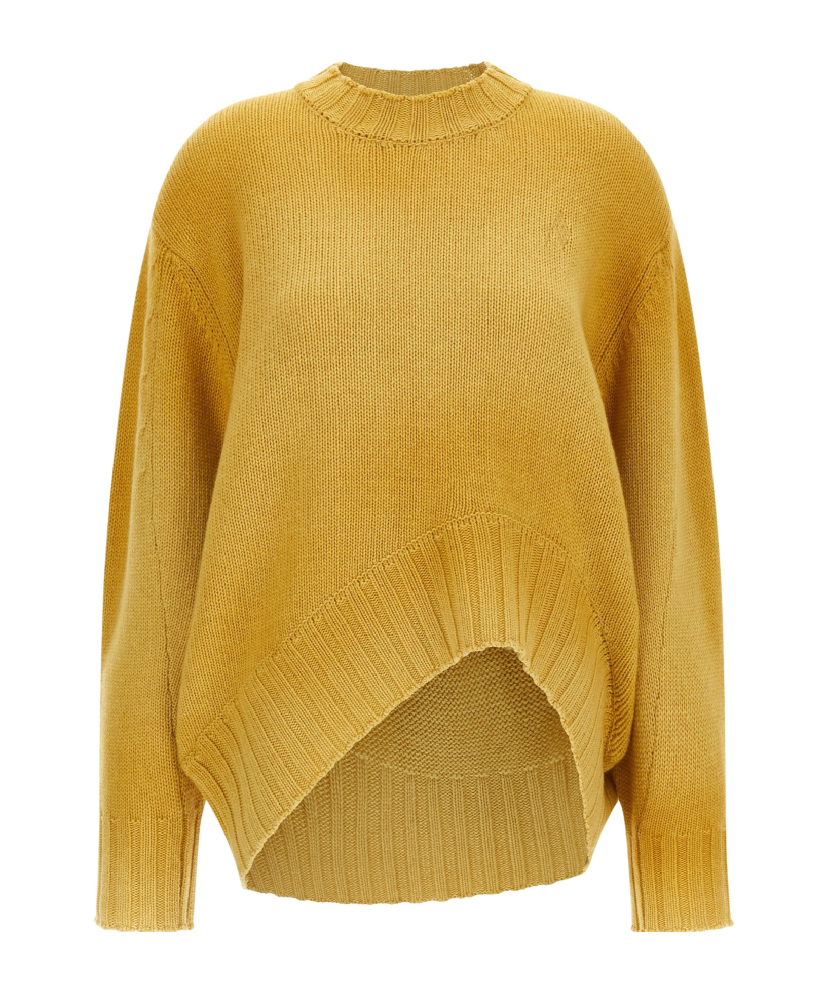 Attico Logo Embroidery Sweater Sweaters And Cardigans Yellow In Yellow