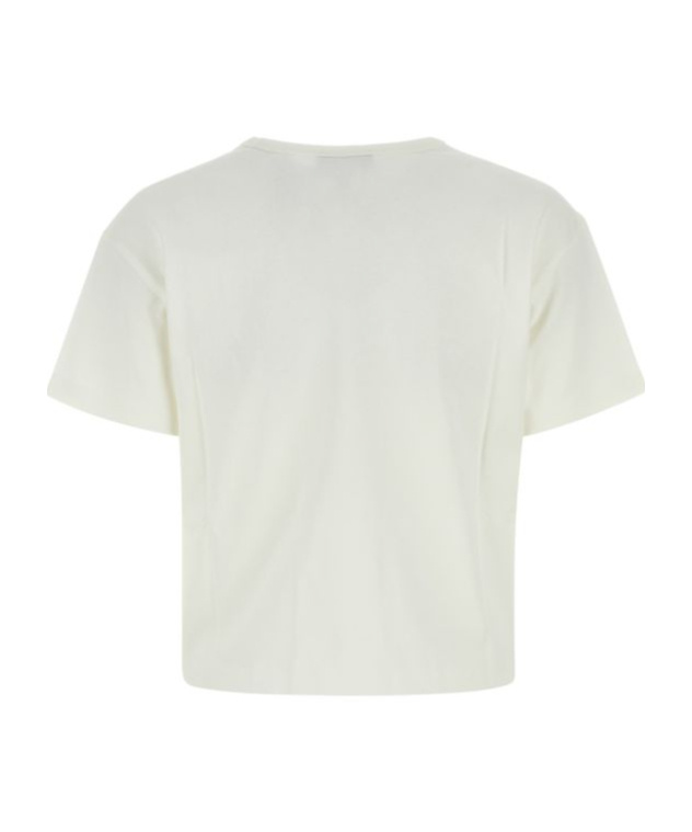 Apc A.p.c. 'carol' Boxy T Shirt With Logo Print In White
