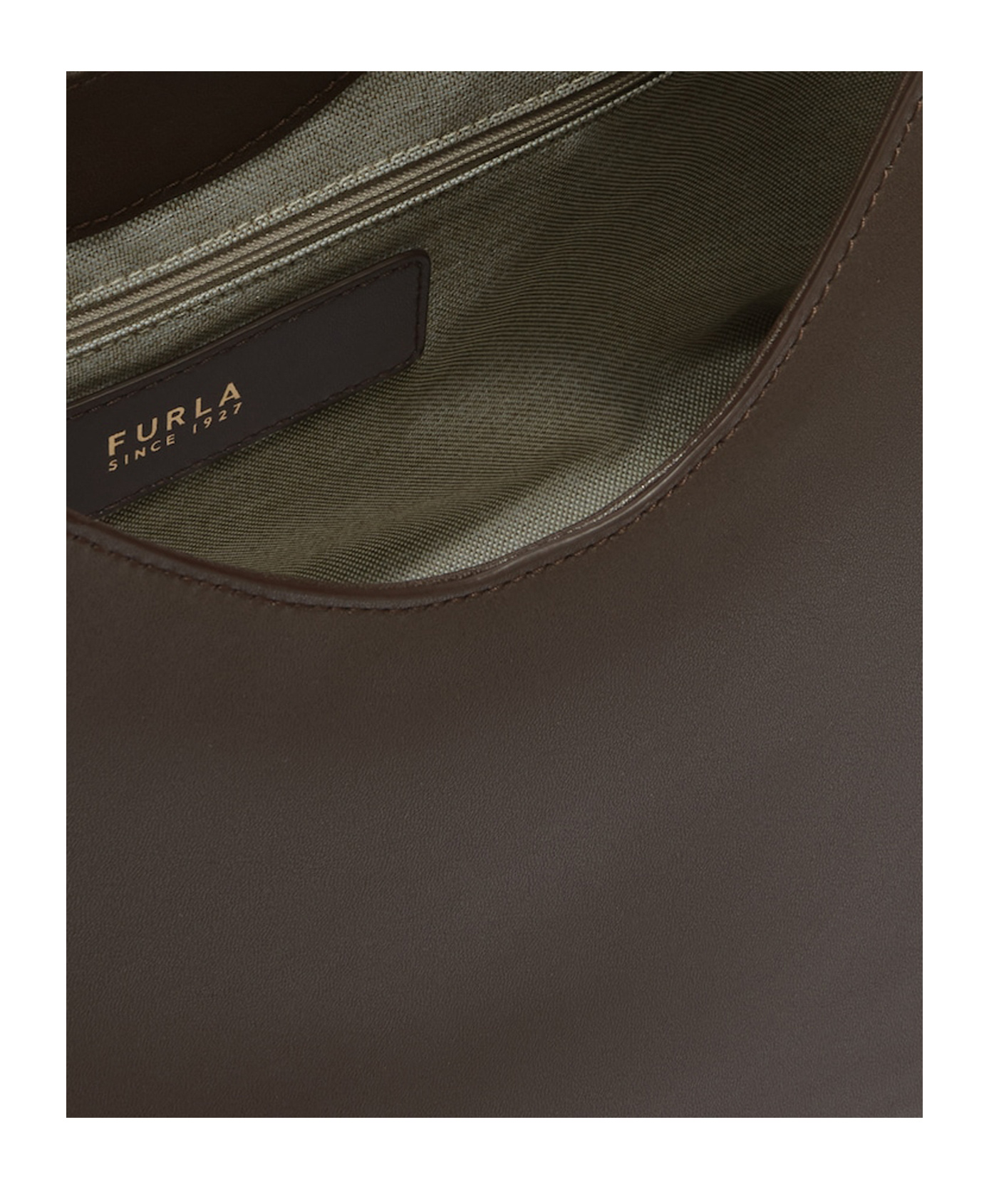 Furla Letter Logo Handbag In Black