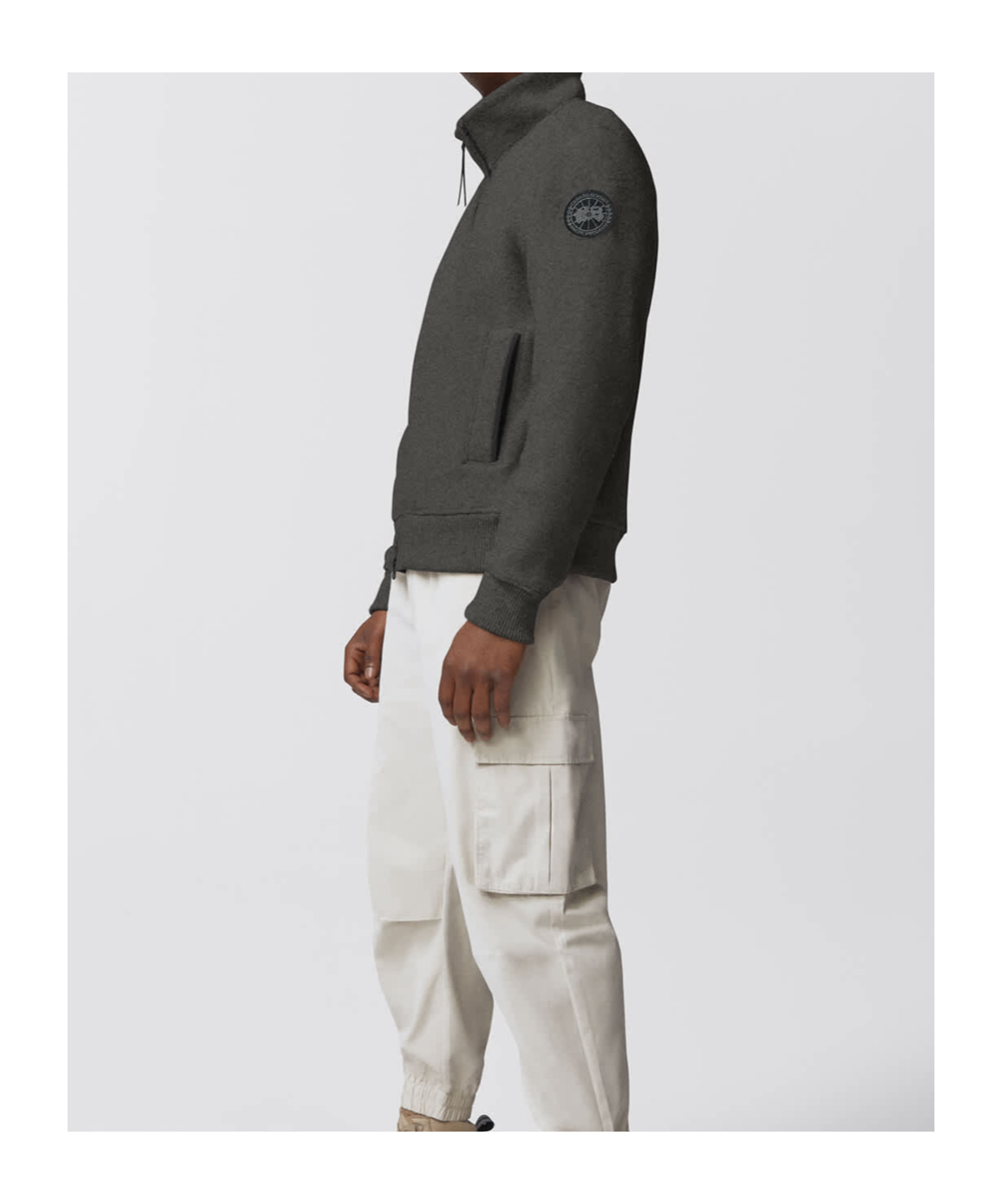 Canada Goose Long-sleeved Casual Jacket In Black