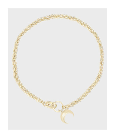 MARINE SERRE LOGO NECKLACE