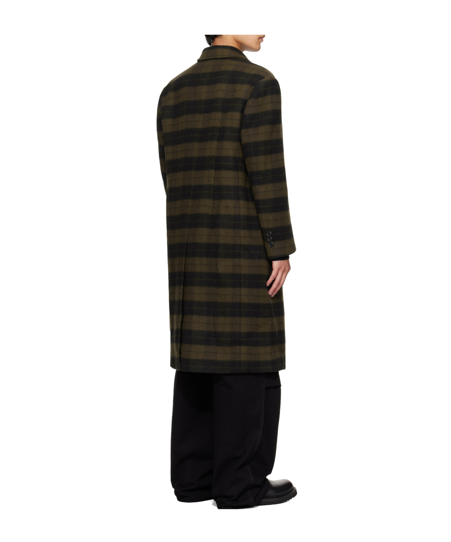 Andersson Bell Lacie Check Buttons Coat In Multi