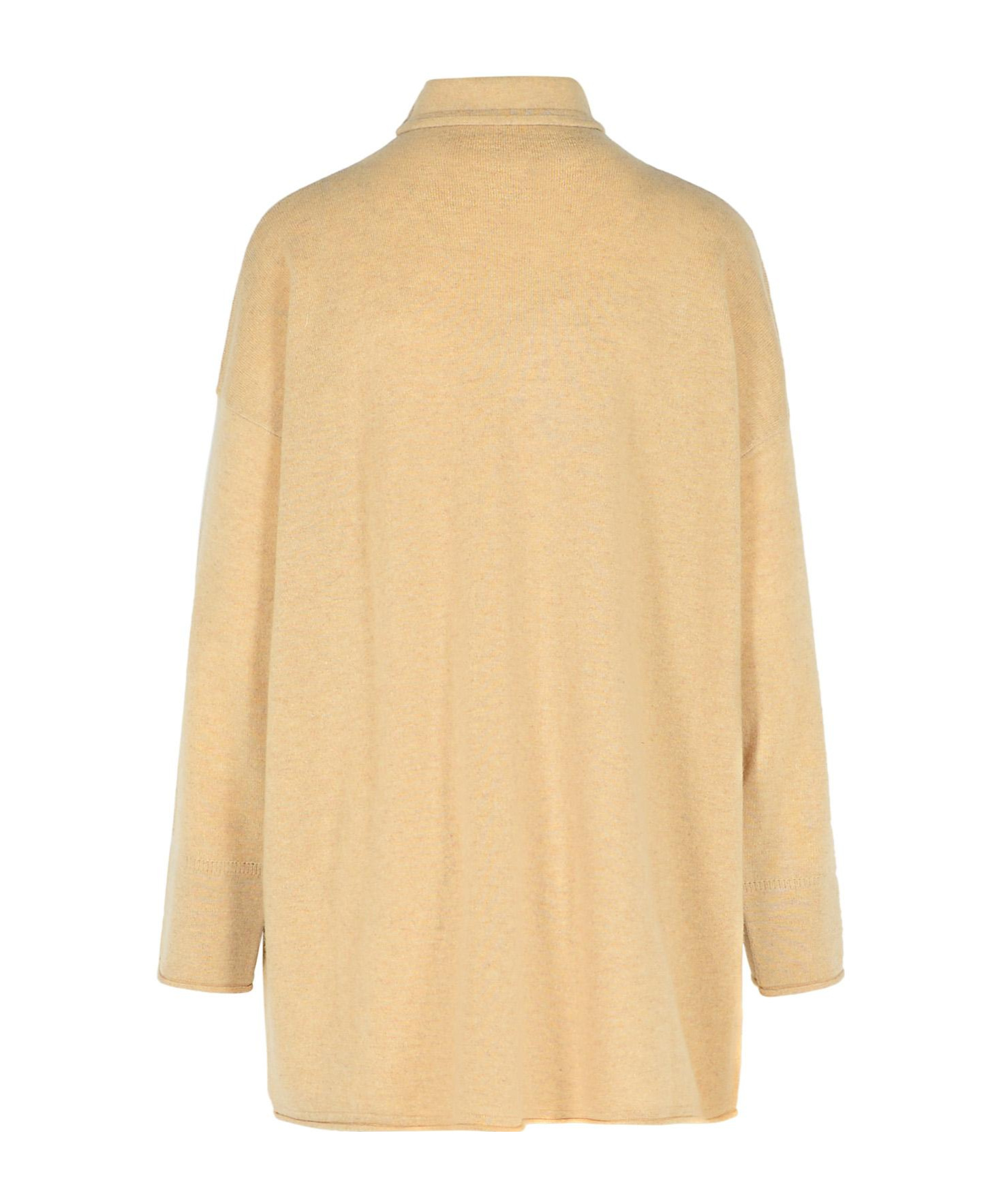 Max Mara Oder Beige Cashmere Turtleneck Sweater In Nude