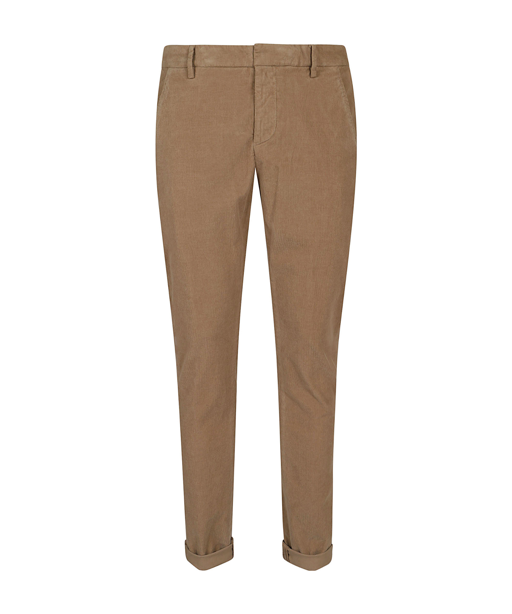 Dondup Gaubert Belt-loop Casual Pants In Brown
