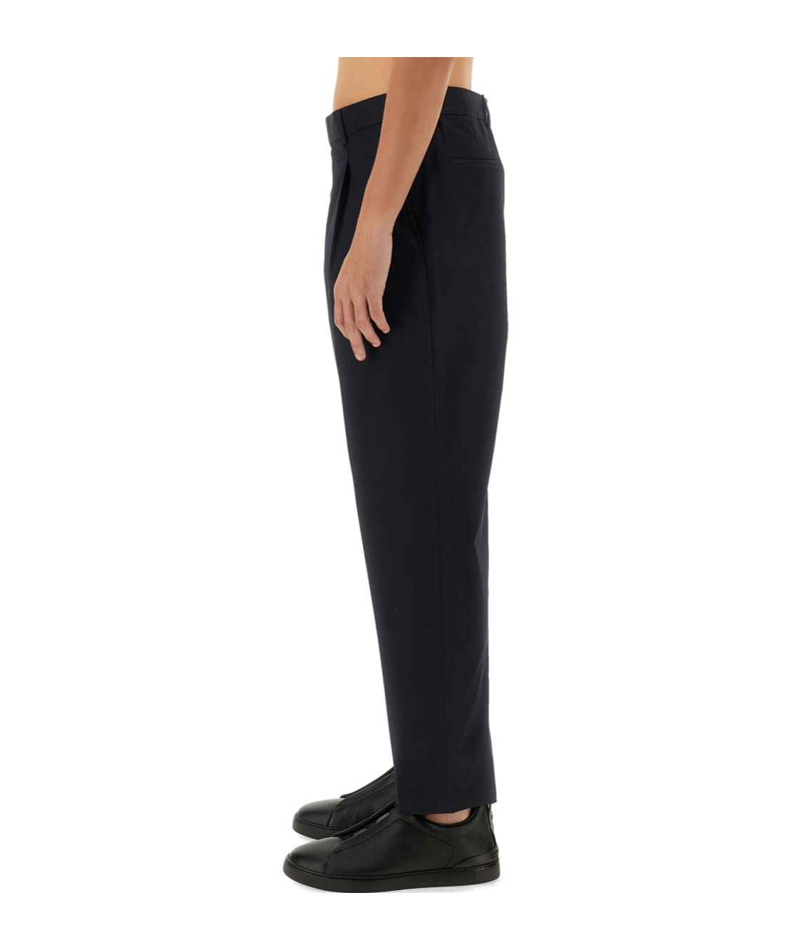 ZEGNA BELT-LOOP CASUAL PANTS