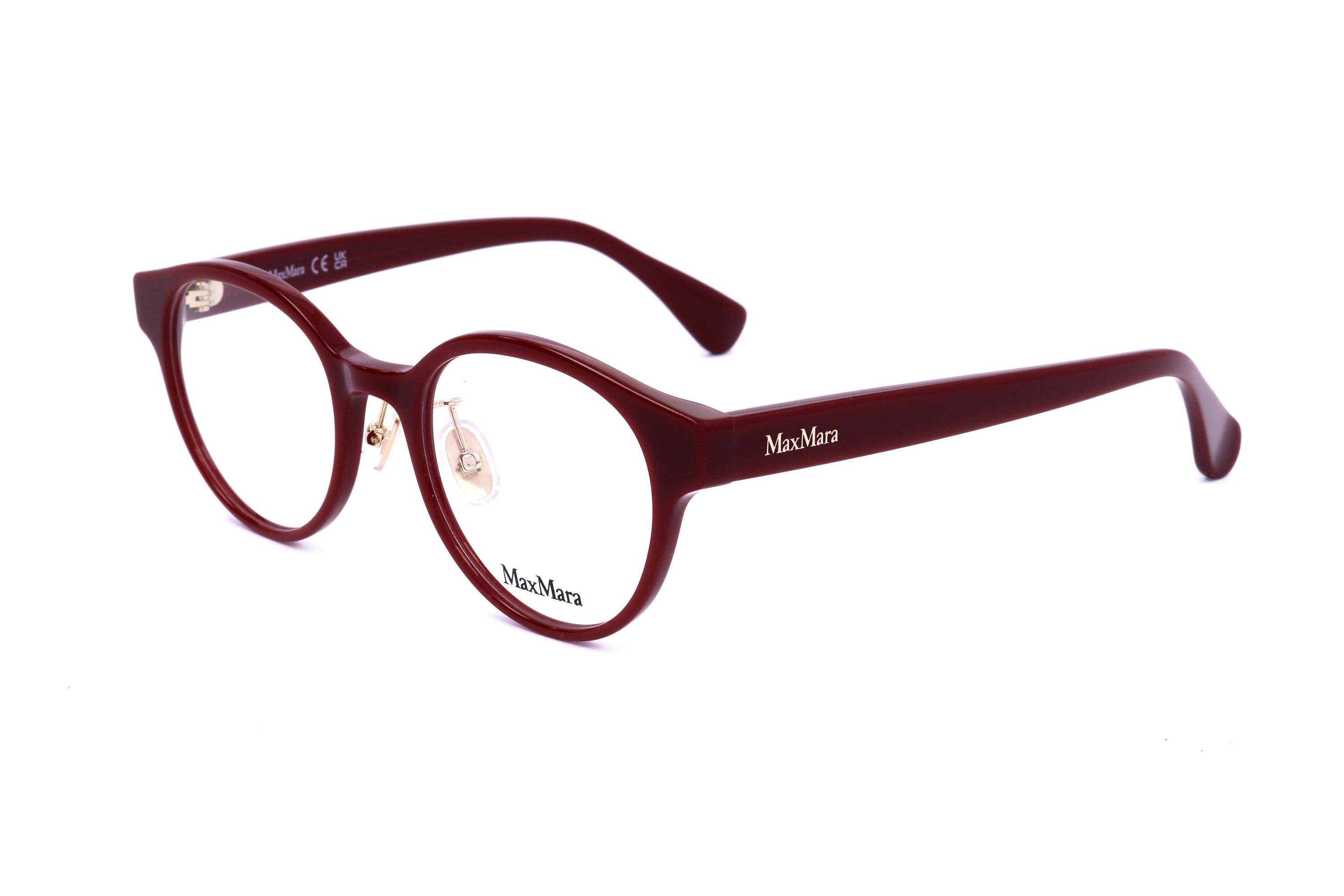 Max Mara Full-frame Plain Mirror In Red