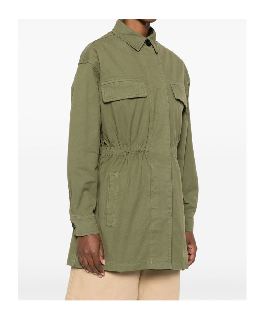 Prada Cotton Jacket In Green