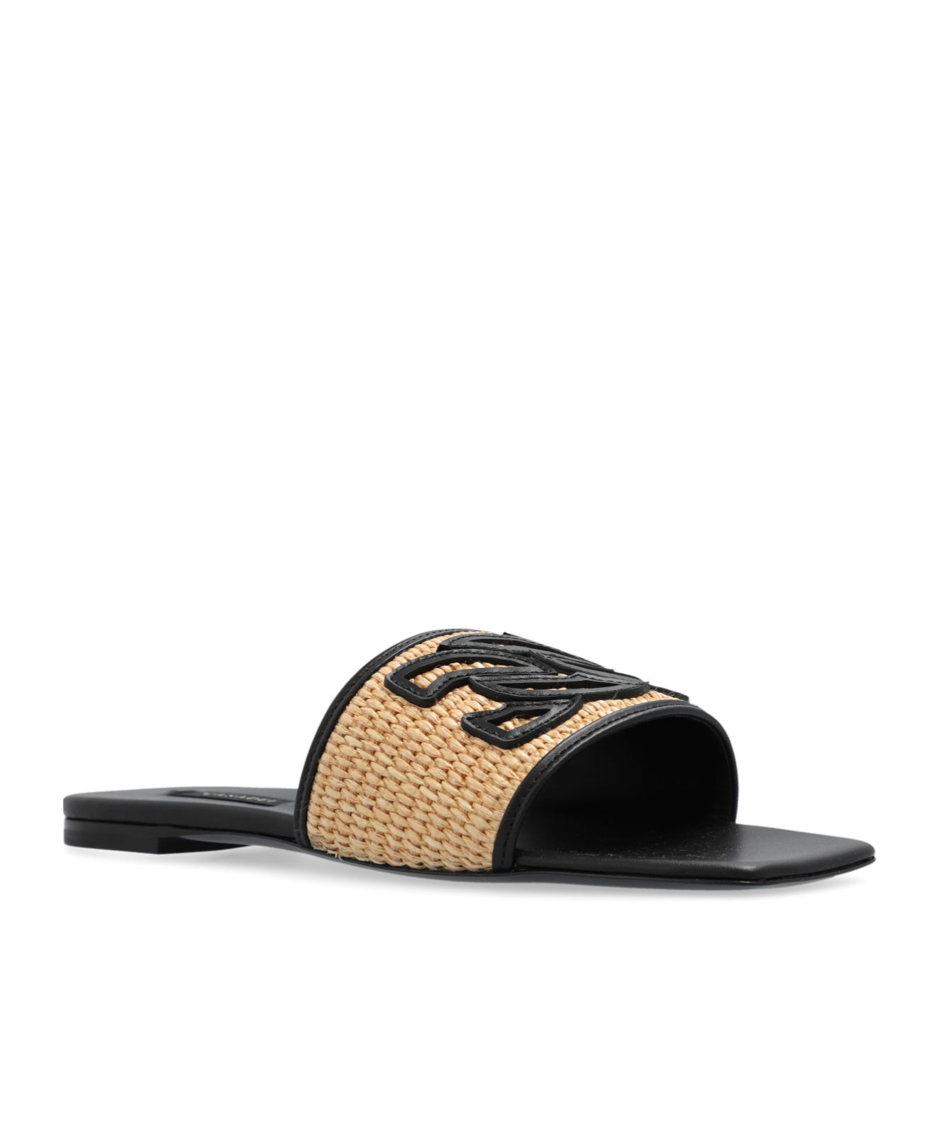 Shop Casadei Portofino Logo-patch Slides In Multicolor