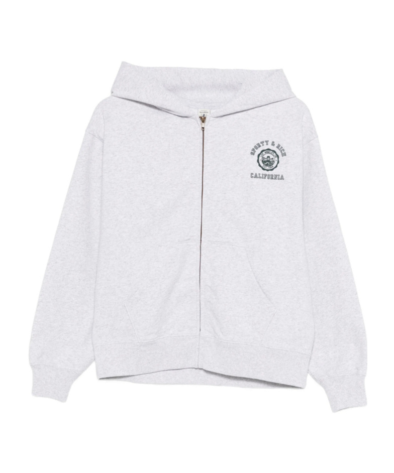 Sporty And Rich Long-sleeved Sweatshirt In White