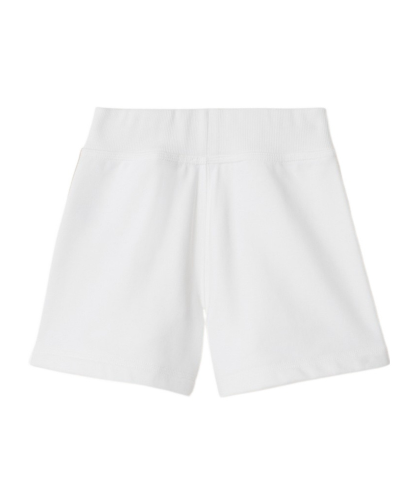 Burberry Check Trim Cotton Shorts