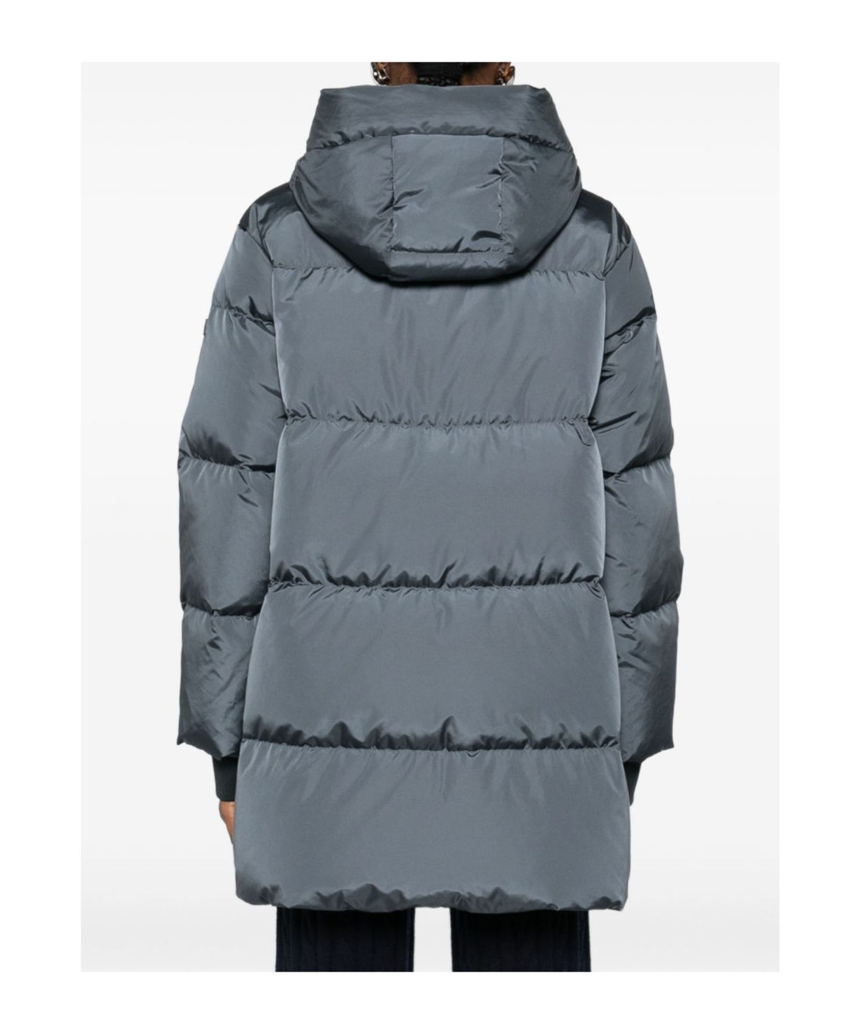 Lempelius Long-sleeved Cotton-padded Jacket In Gray