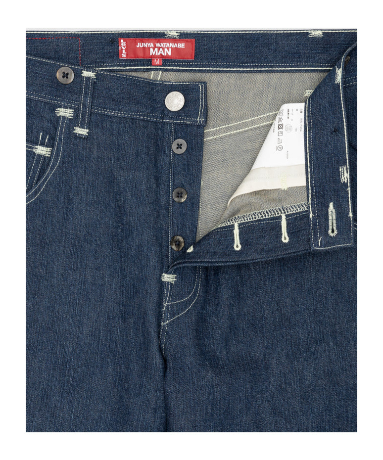 Junya Watanabe Belt-loop Jeans In Blue