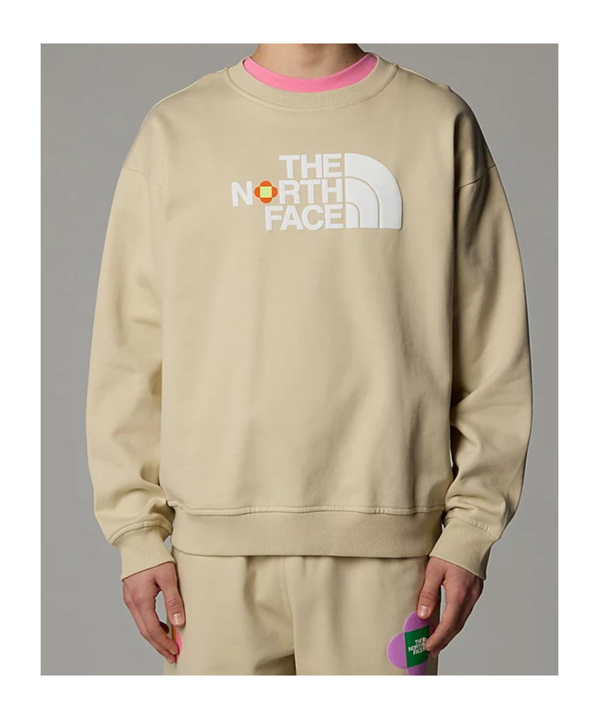 Shop The North Face X Yinka Ilori Logo-stamp Sweatshirt In Nude