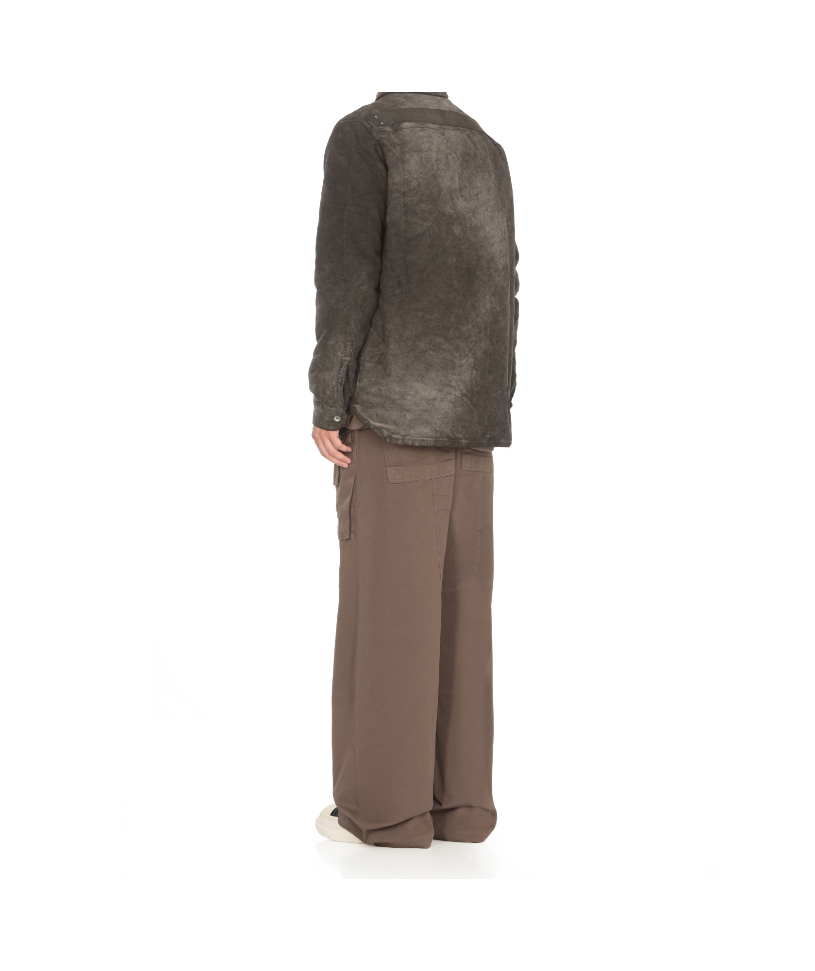 Rick Owens Drkshdw Padded Shirt Jacket In Black