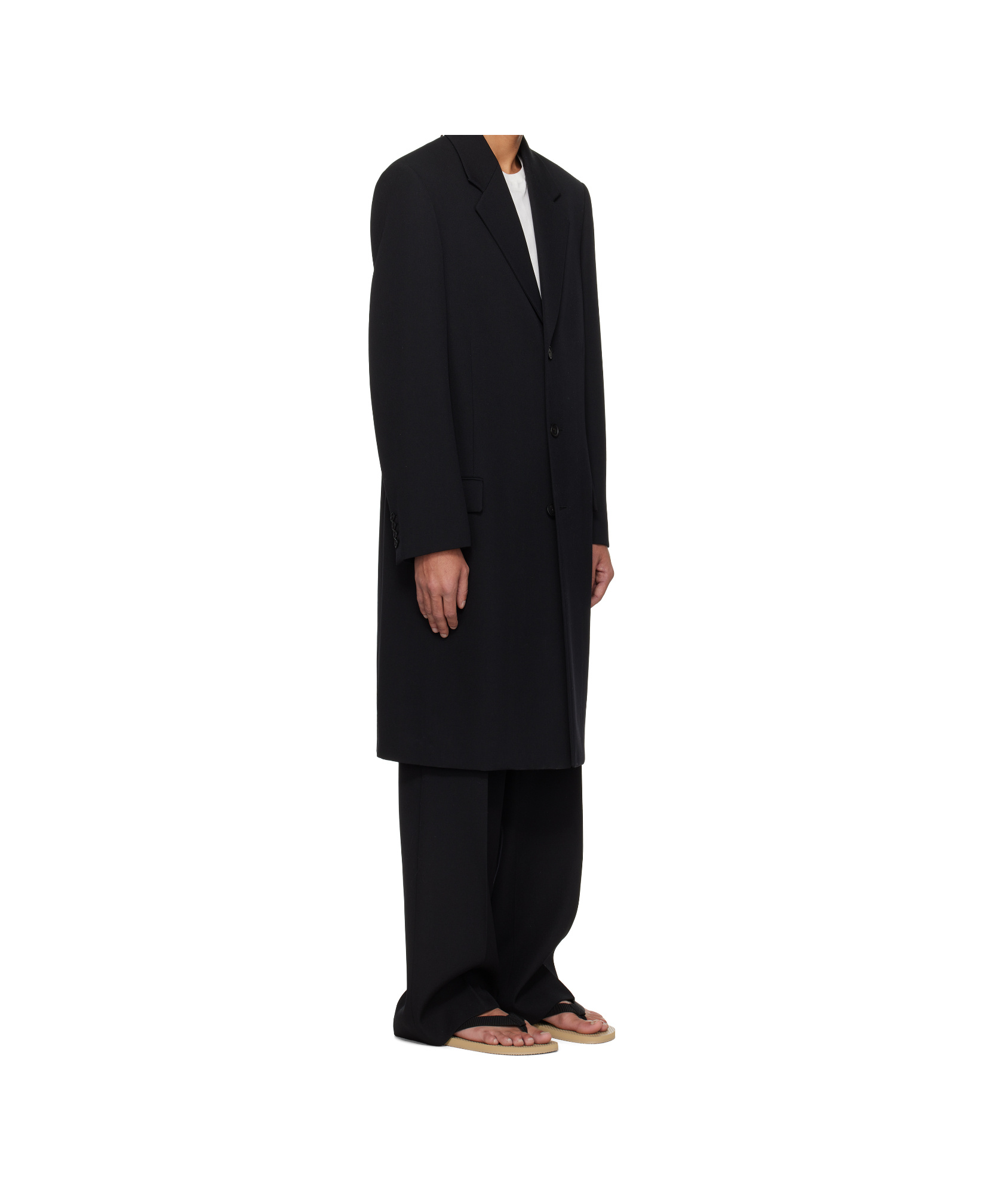 The Row Cortlandt Coat In Black