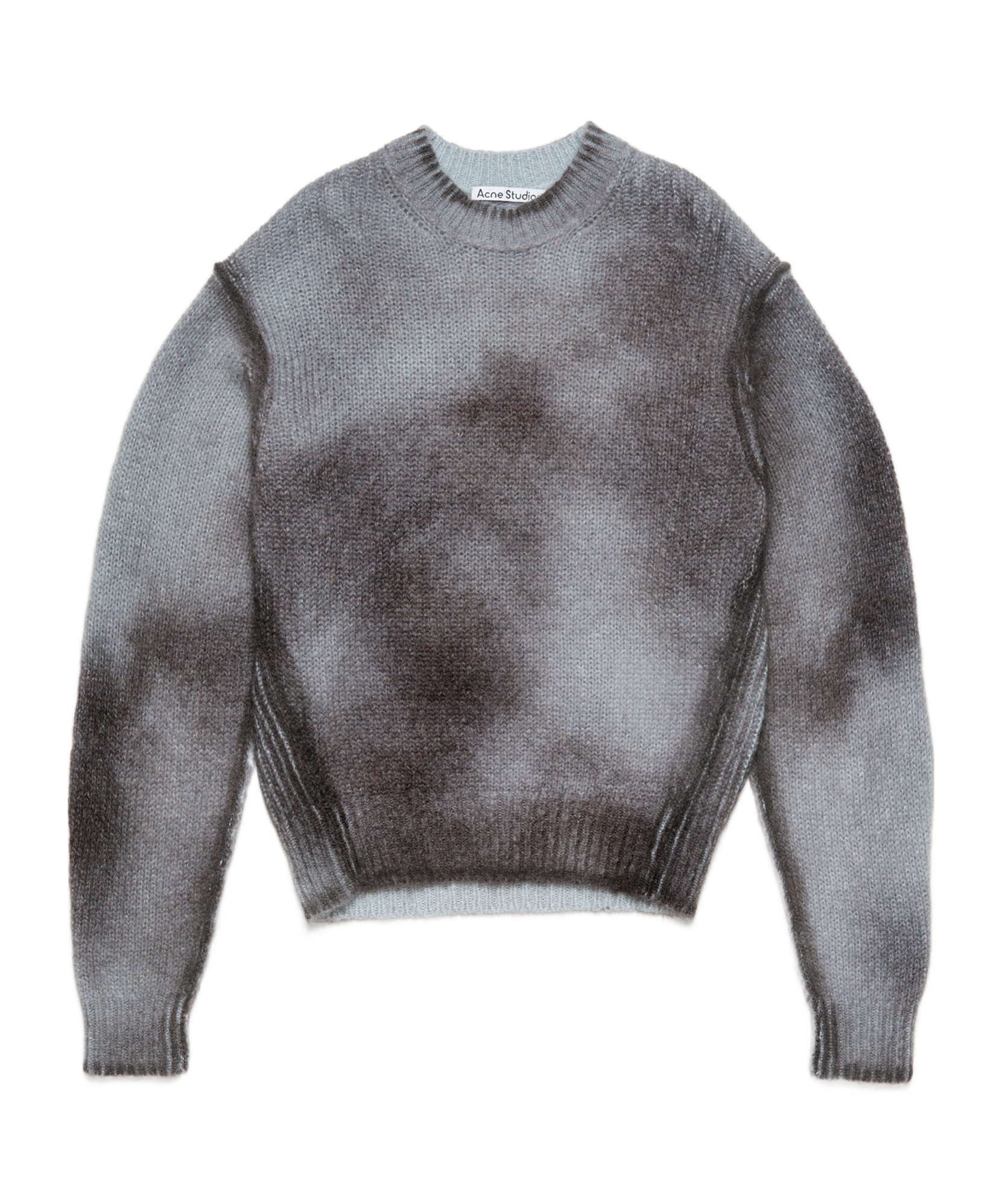 Acne Studios Sprayed Sweater In Gray