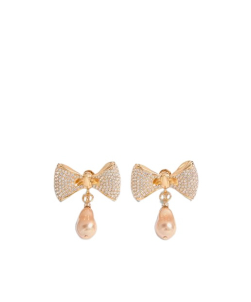 Valentino Sans Fin Earrings In Gold