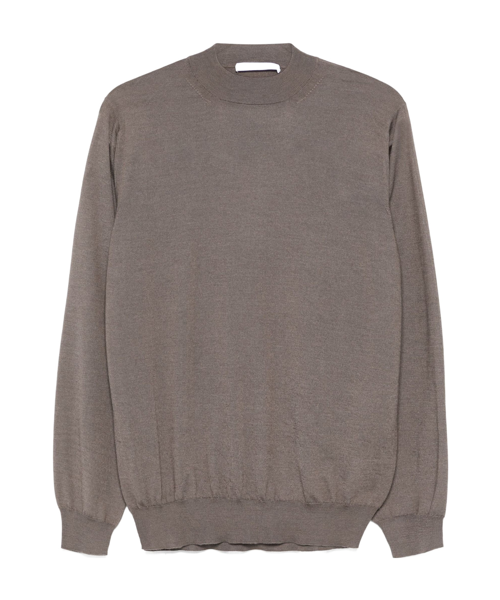 Cruciani Brown Cashmere-silk Blend Sweater In Gray