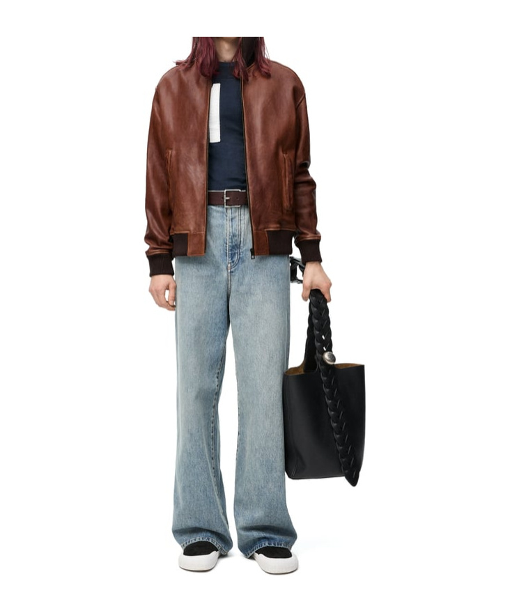 LOEWE ZIP-UP JACKET IN NAPPA LAMBSKIN