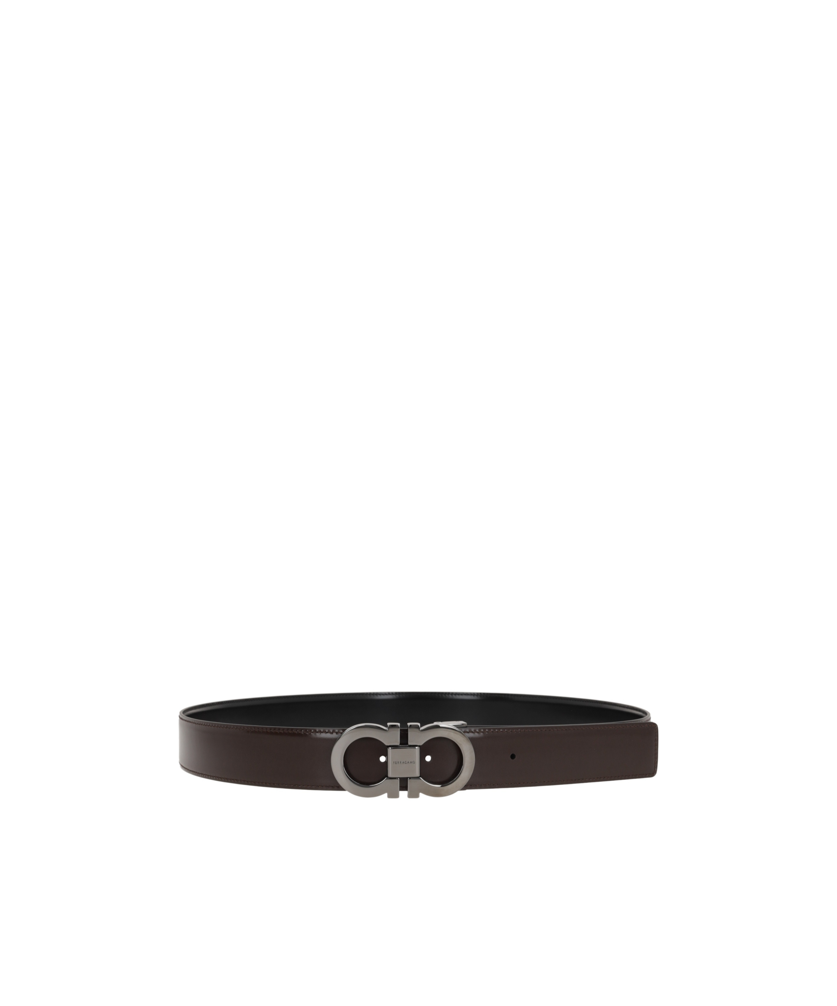 Ferragamo Gancini Smooth Leather Reversible Belt