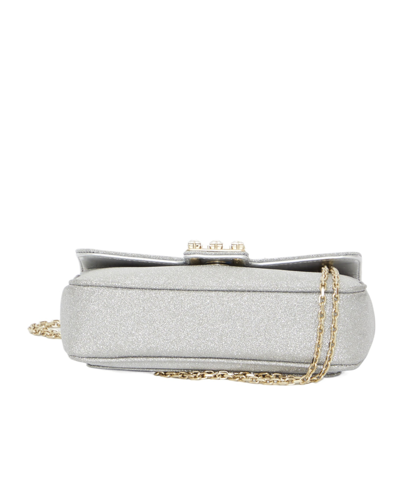 Shop Roger Vivier Flip Shoulder Bag In White