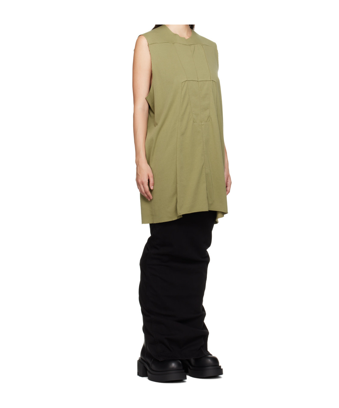 RICK OWENS DRKSHDW ROUND-NECK VEST