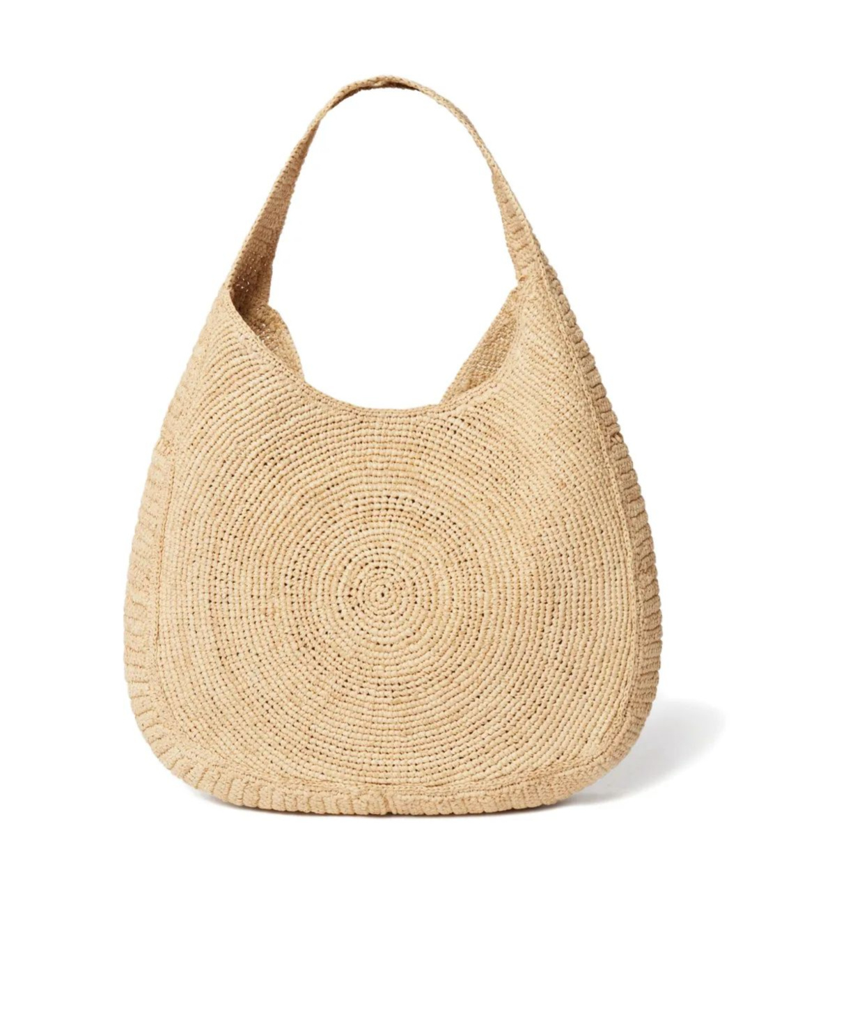 Stella Mccartney Logo Raffia Slouchy Medium Tote Bag