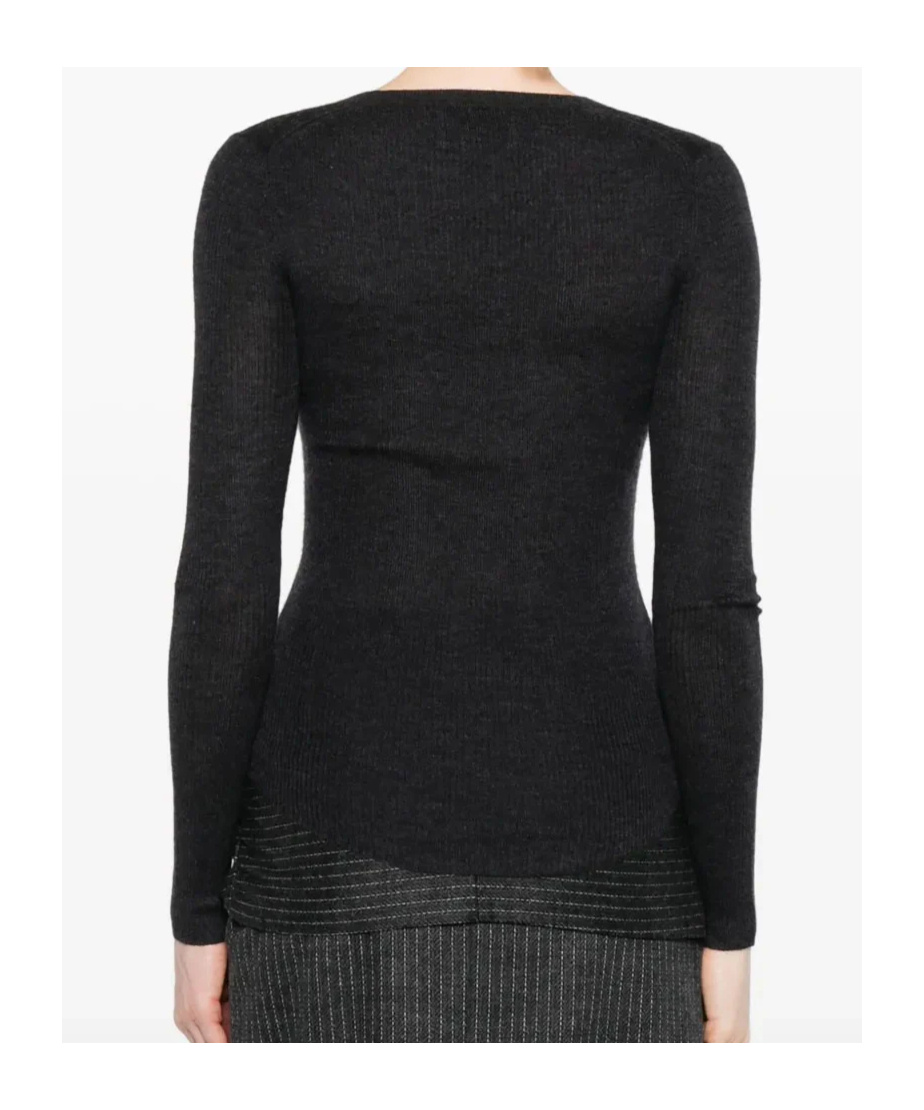 Isabel Marant Idite Button-front Top In Gray
