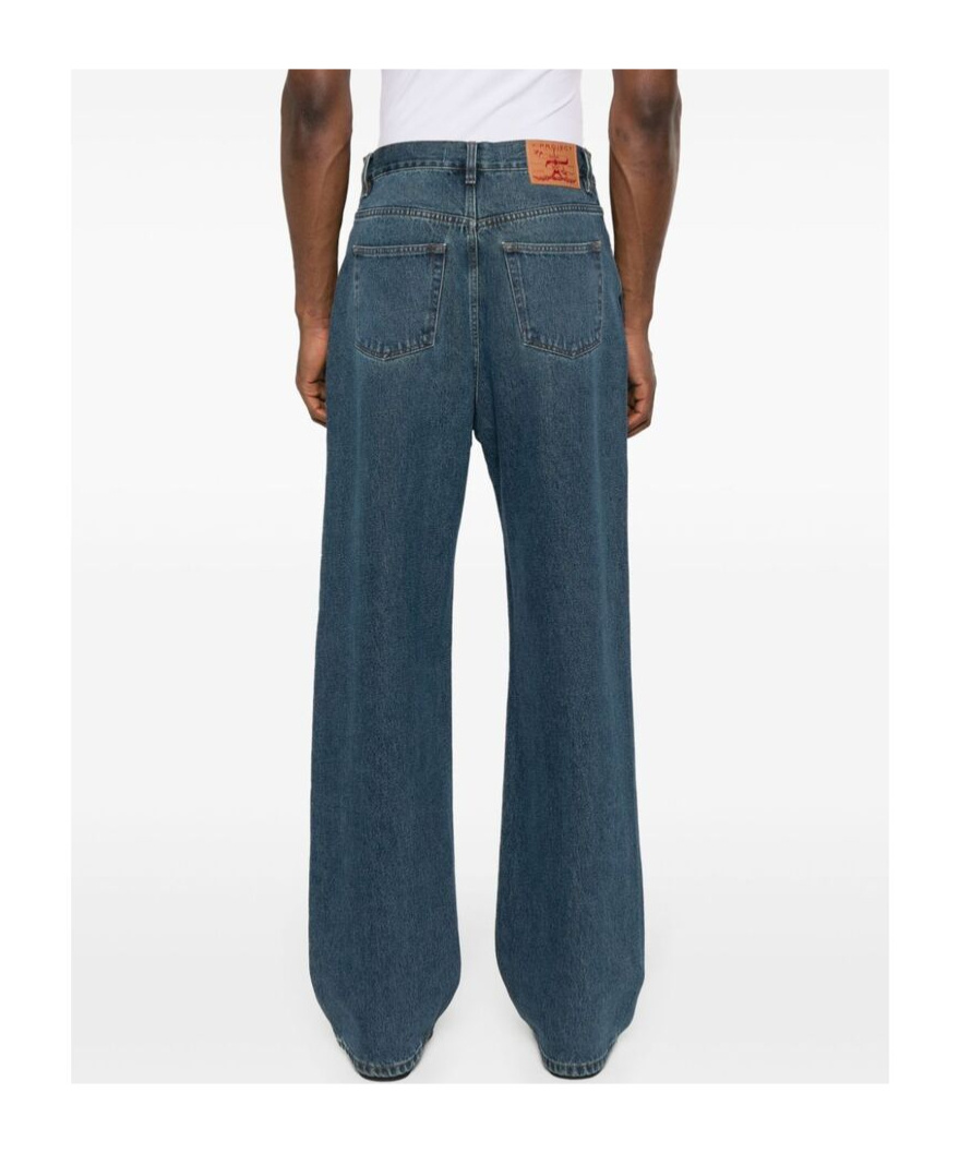 Y/project Wide-legged Jeans In Blue