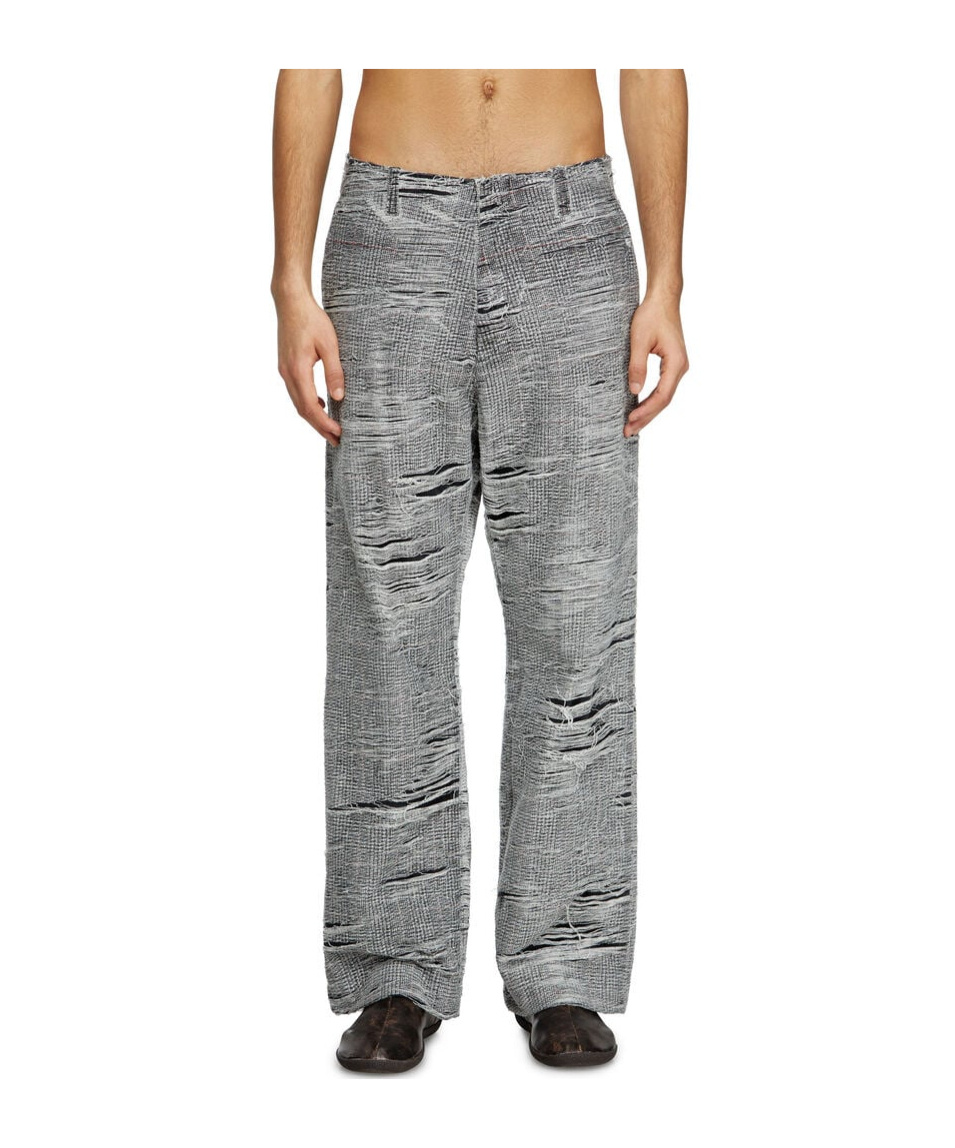 Diesel Relaxed Jeans D-boix 0cmbr In Gray