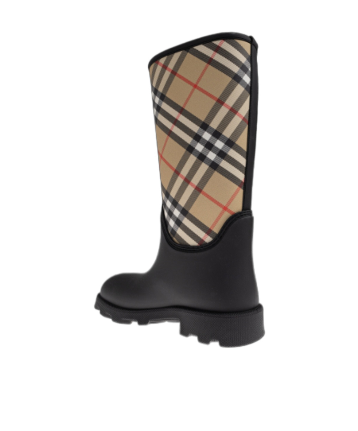 Burberry Plaid-patterned Wellington Boots In Multi