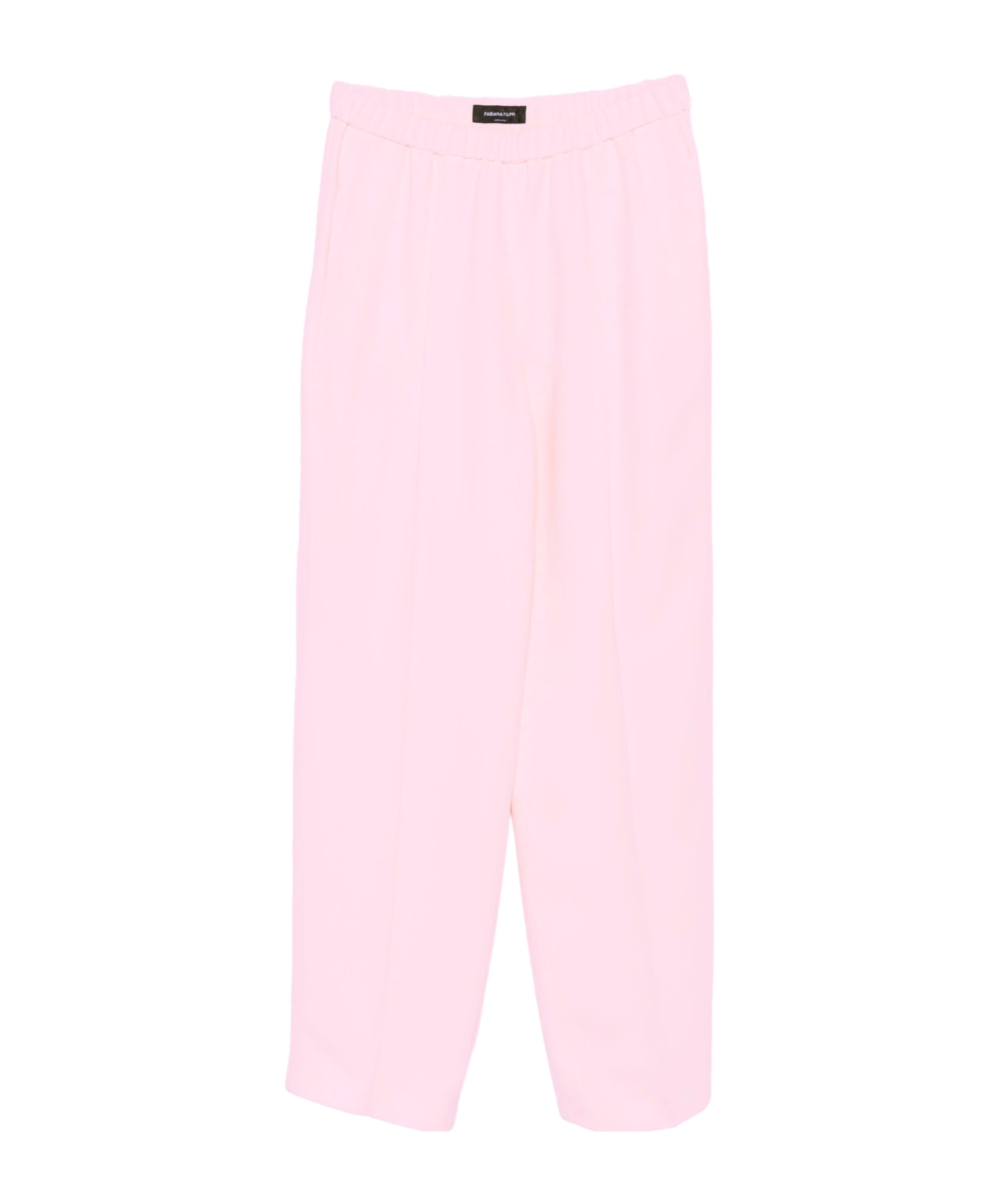 Fabiana Filippi Elastic Waist Casual Pants In Pink