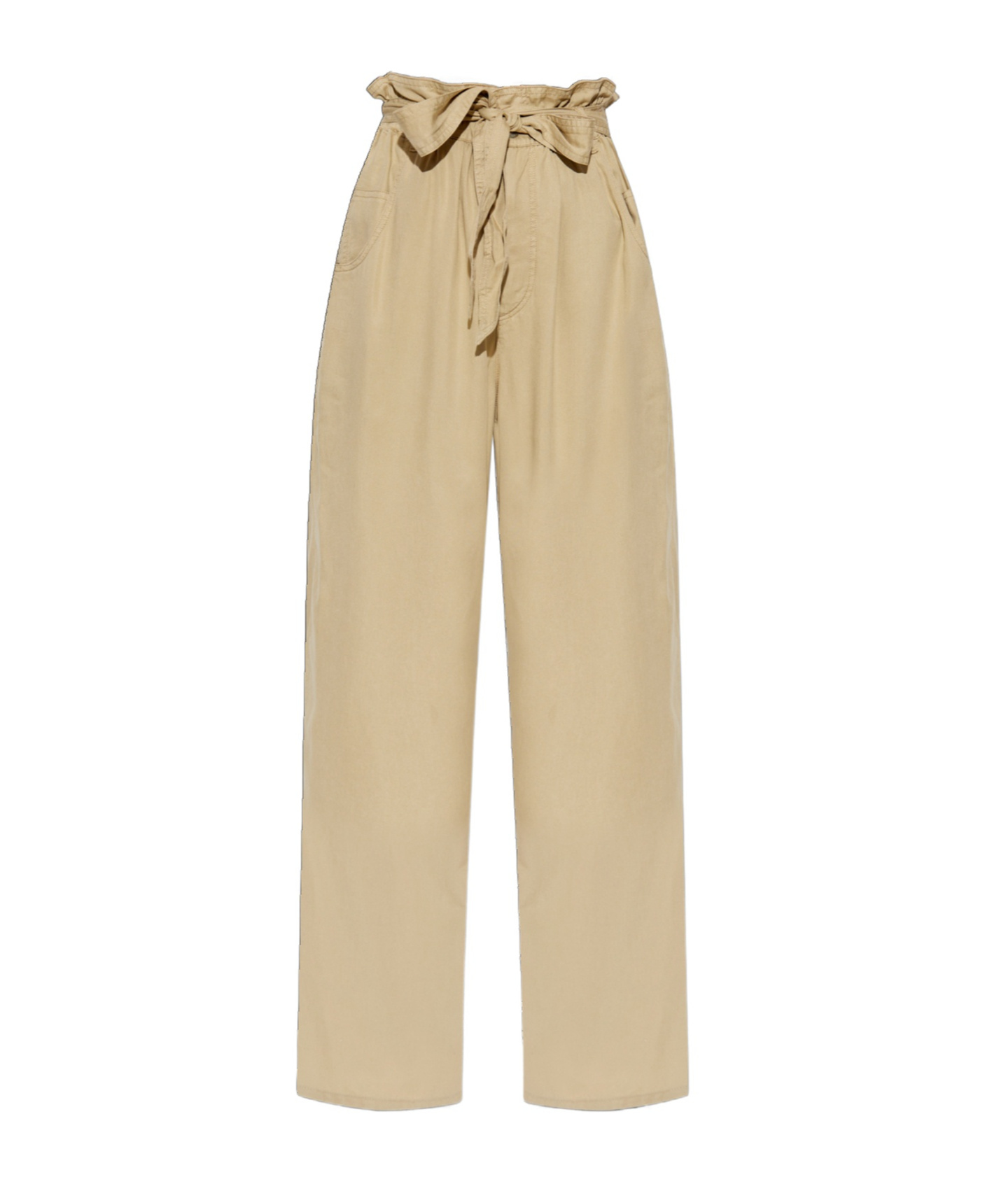Isabel Marant Étoile Priana High-waist Wide-leg Trousers In Nude