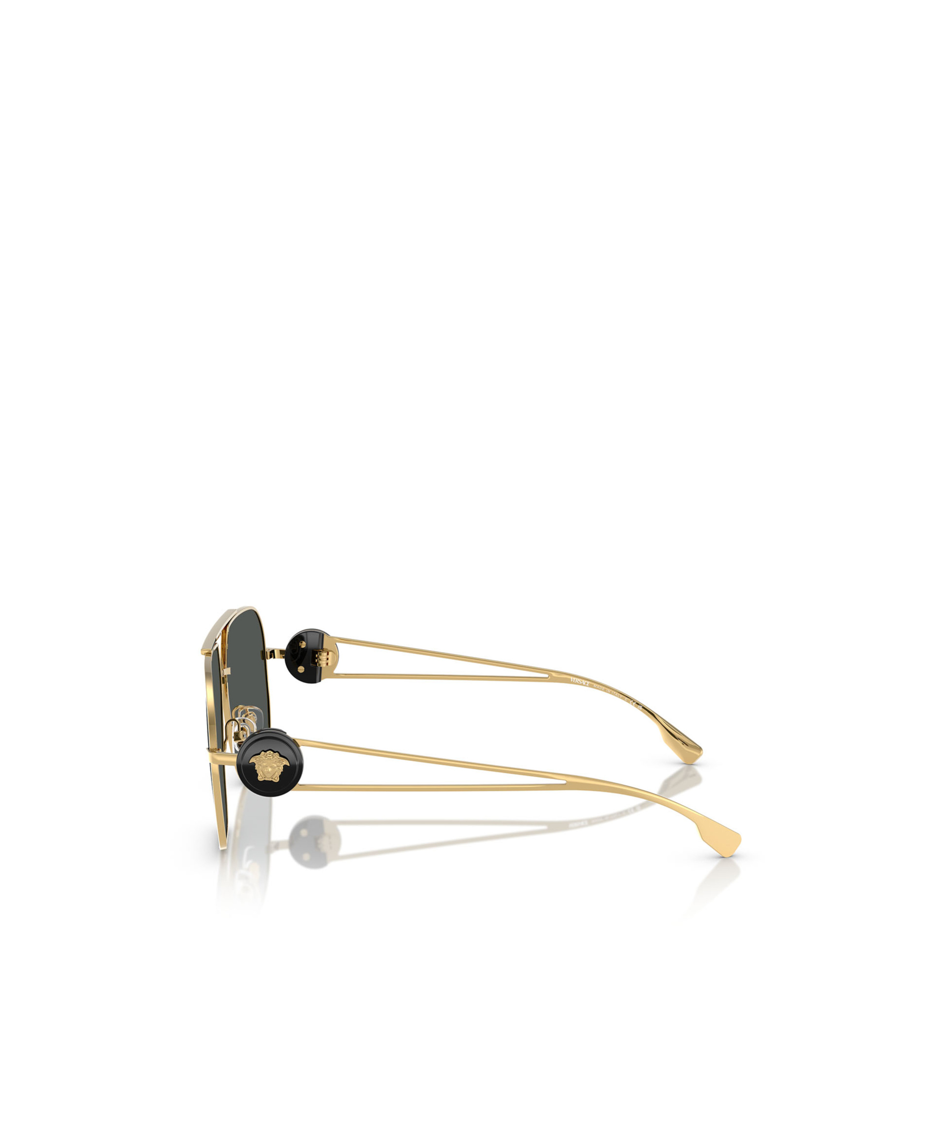 Versace Medusa Pilot-frame Sunglasses In Black