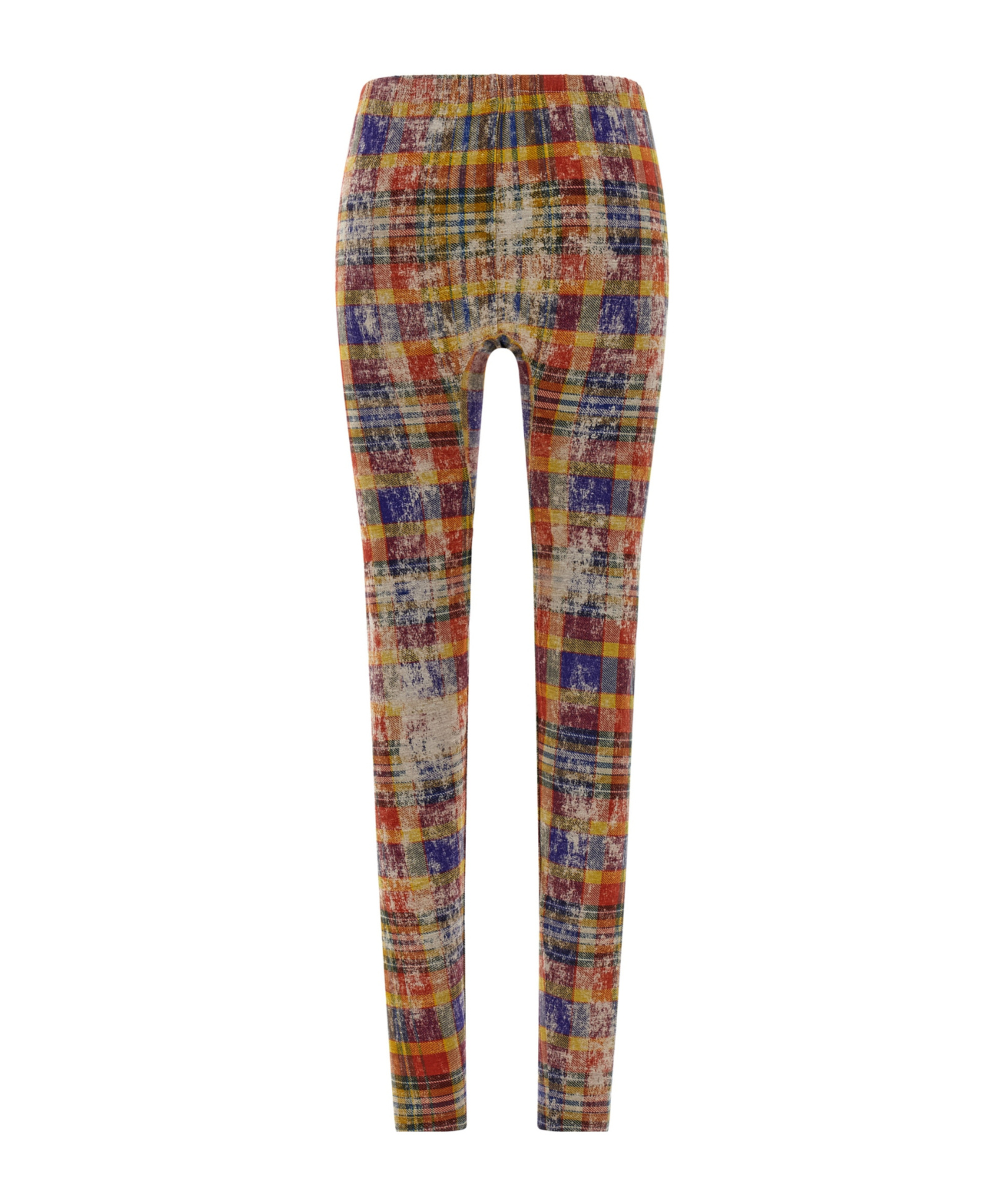 Vivienne Westwood Tartan Leggings Multicolor In Orange