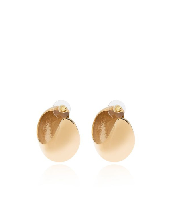 Isabel Marant Chunky Hoop Earrings In Gold