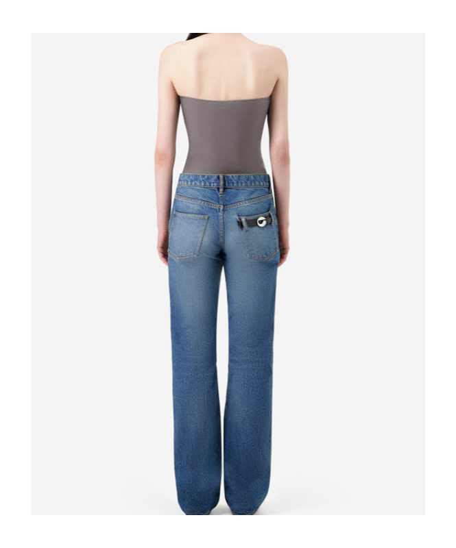 Coperni Multi Buckle Top In Purple