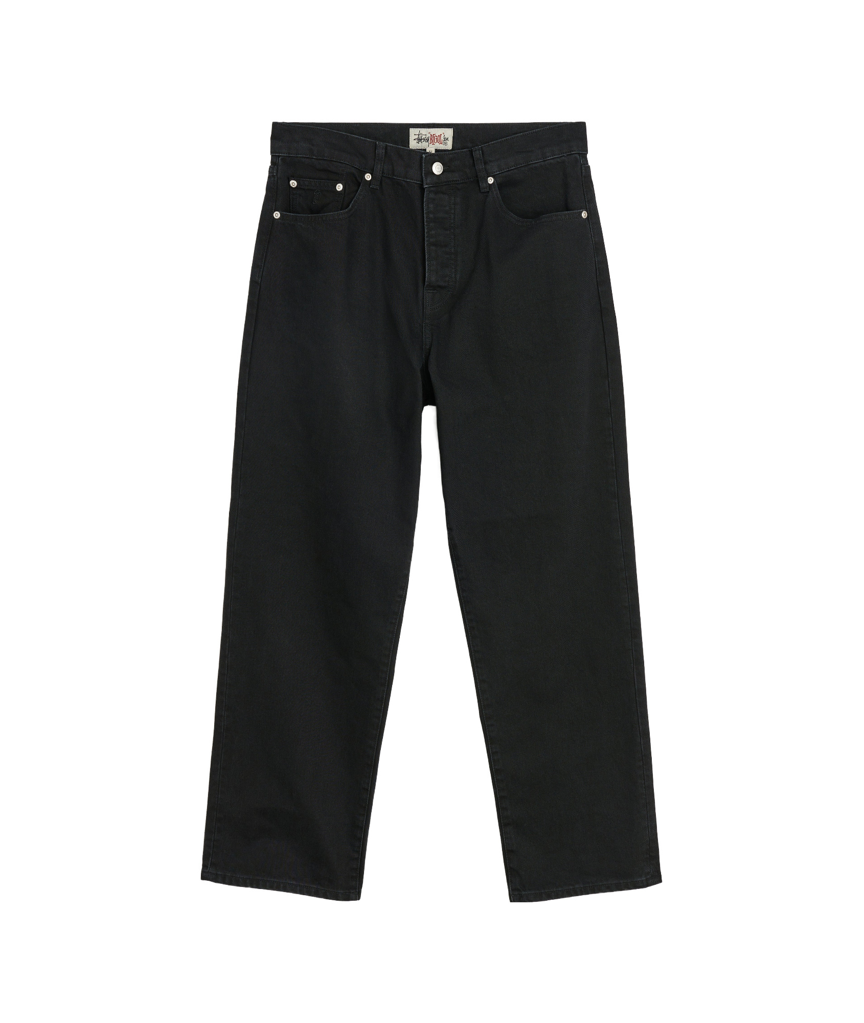 Stussy Belt-loop Jeans In Black