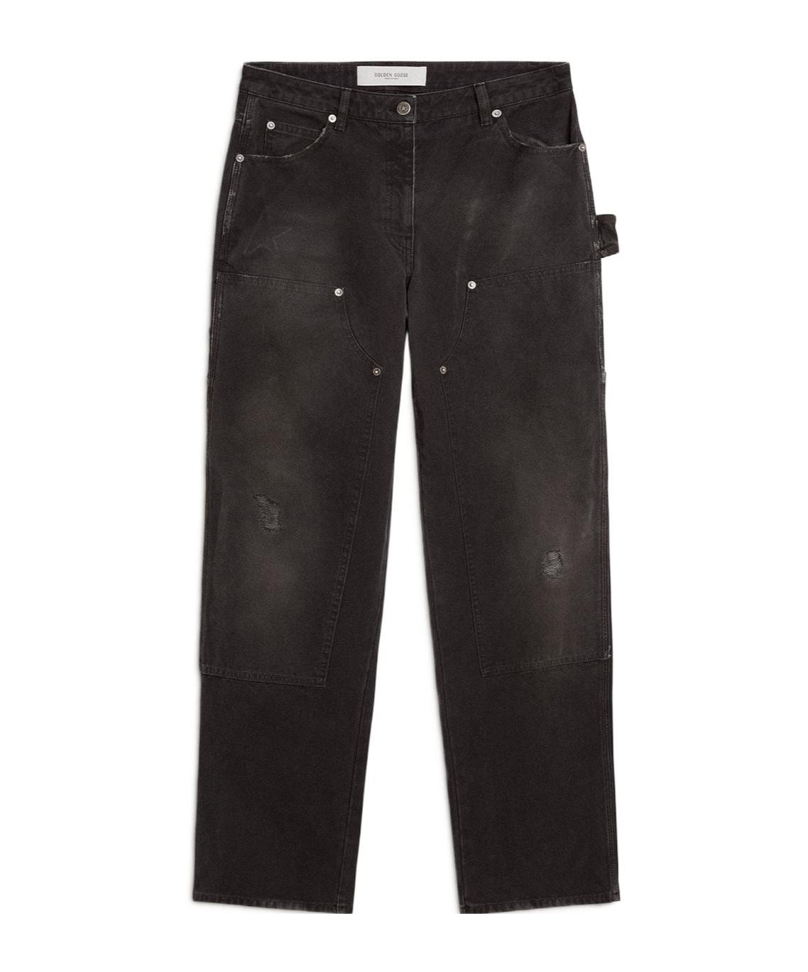 Golden Goose Ripped Jeans In Black